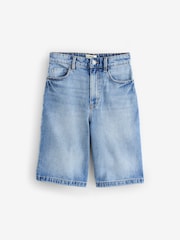 Cotton On Delusion Blue Super Baggy Jort Shorts - Image 7 of 7