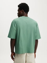 Cotton On Green Cropped Fit Graphic T-Shirt - Image 2 of 8