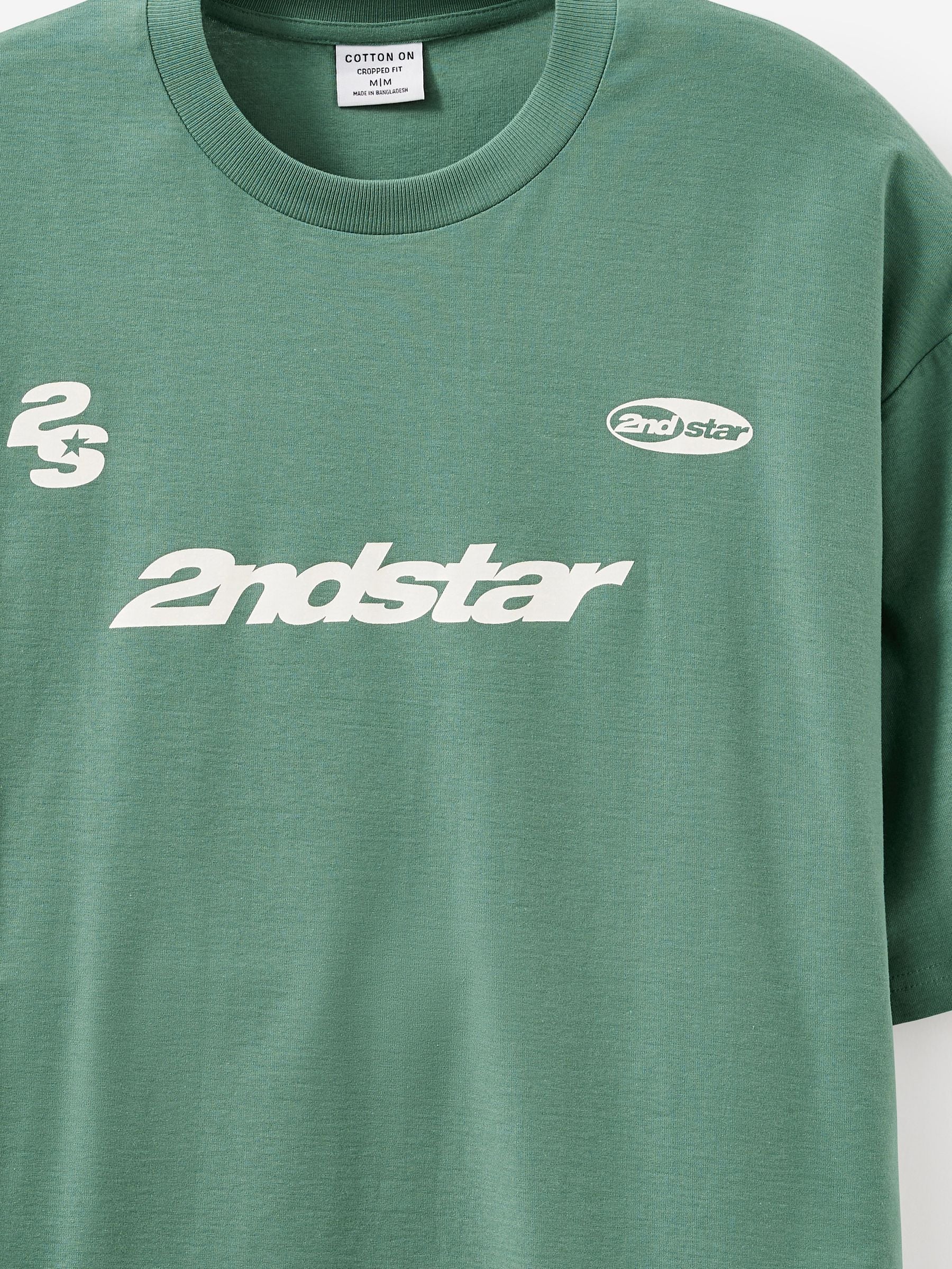 トップス Multi Border Relax Fit T-shirts (green) Buy Cotton On Green Cropped Fit Graphic T-Shirt from Next USA