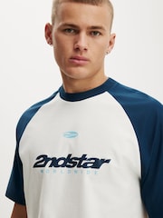 Cotton On White Cropped Fit Graphic T-Shirt - Image 4 of 6