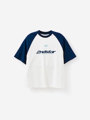 Cotton On White Cropped Fit Graphic T-Shirt - Image 5 of 6