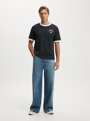 Cotton On Black Everyday Fit Graphic T-Shirt - Image 3 of 4
