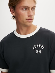Cotton On Black Everyday Fit Graphic T-Shirt - Image 4 of 4