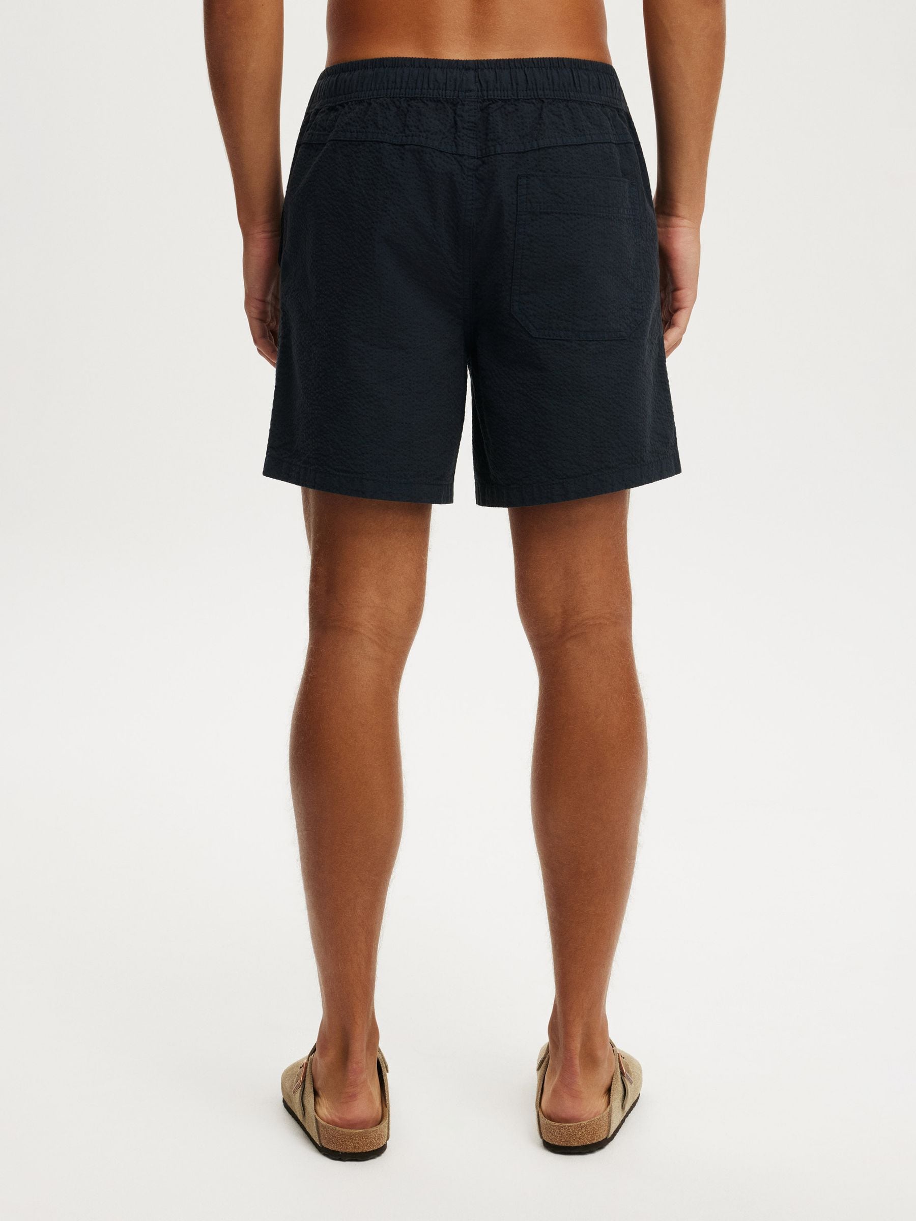 Buy Cotton On Navy Seersucker Easy Shorts from Next USA
