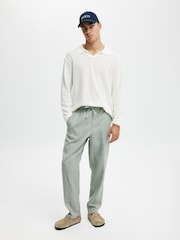 Cotton On Green Linen Trousers - Image 3 of 5