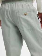 Cotton On Green Linen Trousers - Image 5 of 5