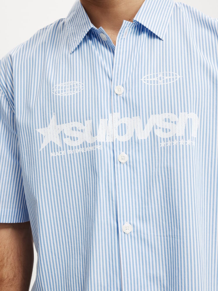 Cotton On Blue Alex Short Sleeve Shirt - Image 4 of 4