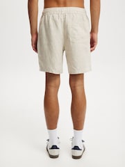 Cotton On Nude Linen Easy Shorts - Image 2 of 6