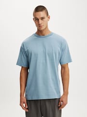 藍色 - Cotton On Box Fit T-Shirt - 圖片 1/5