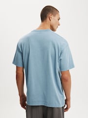 藍色 - Cotton On Box Fit T-Shirt - 圖片 2/5