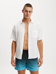 Cotton On Blue Stretch Swim Shorts - Image 1 of 8
