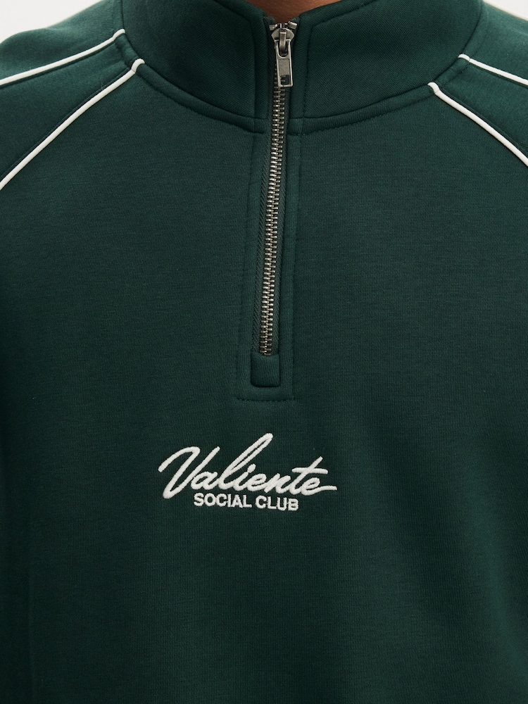 Cotton On Green Zip Graphic Fleece - Image 4 of 4 Cotton On Green Zip Graphic Fleece - Image 4 of 4