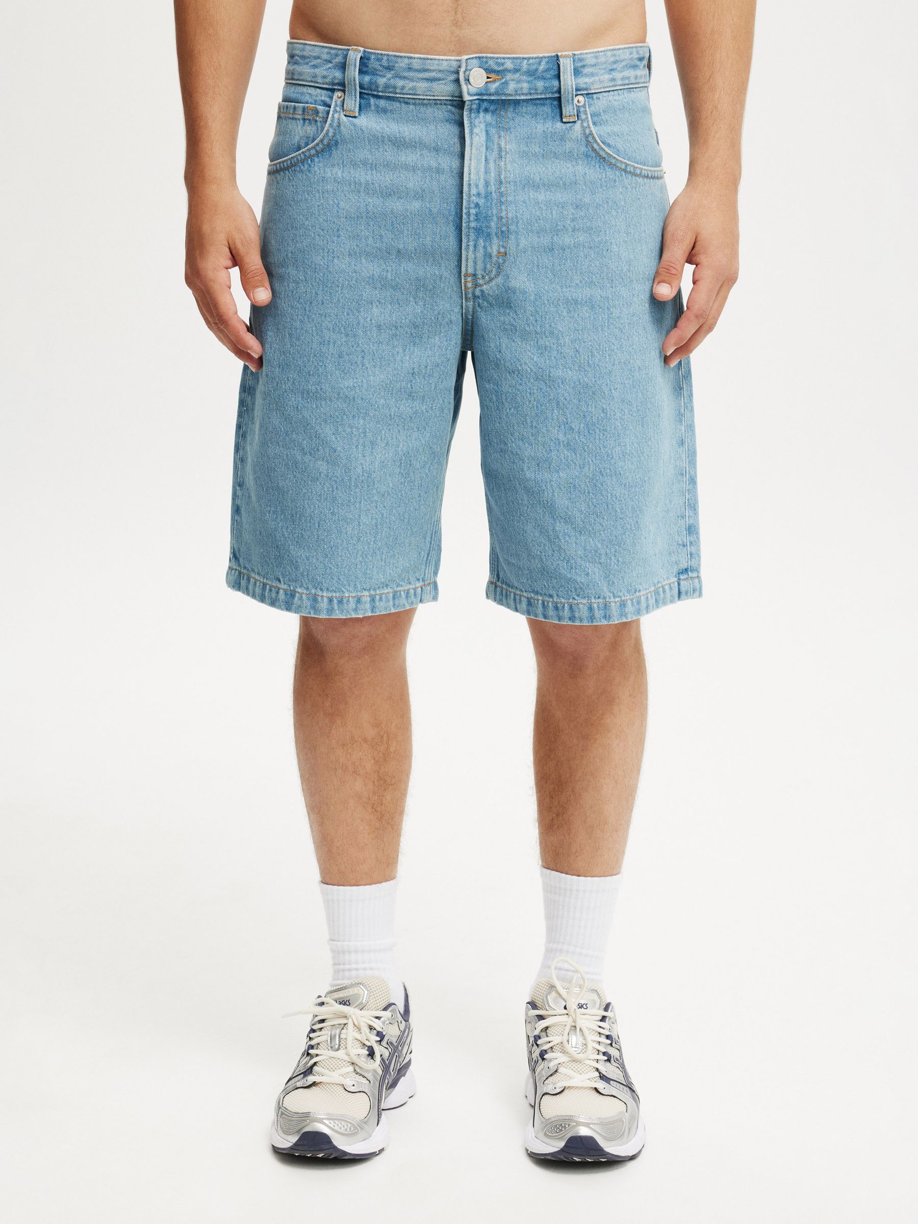 Buy Cotton On Verve Blue Baggy Denim Shorts from Next USA