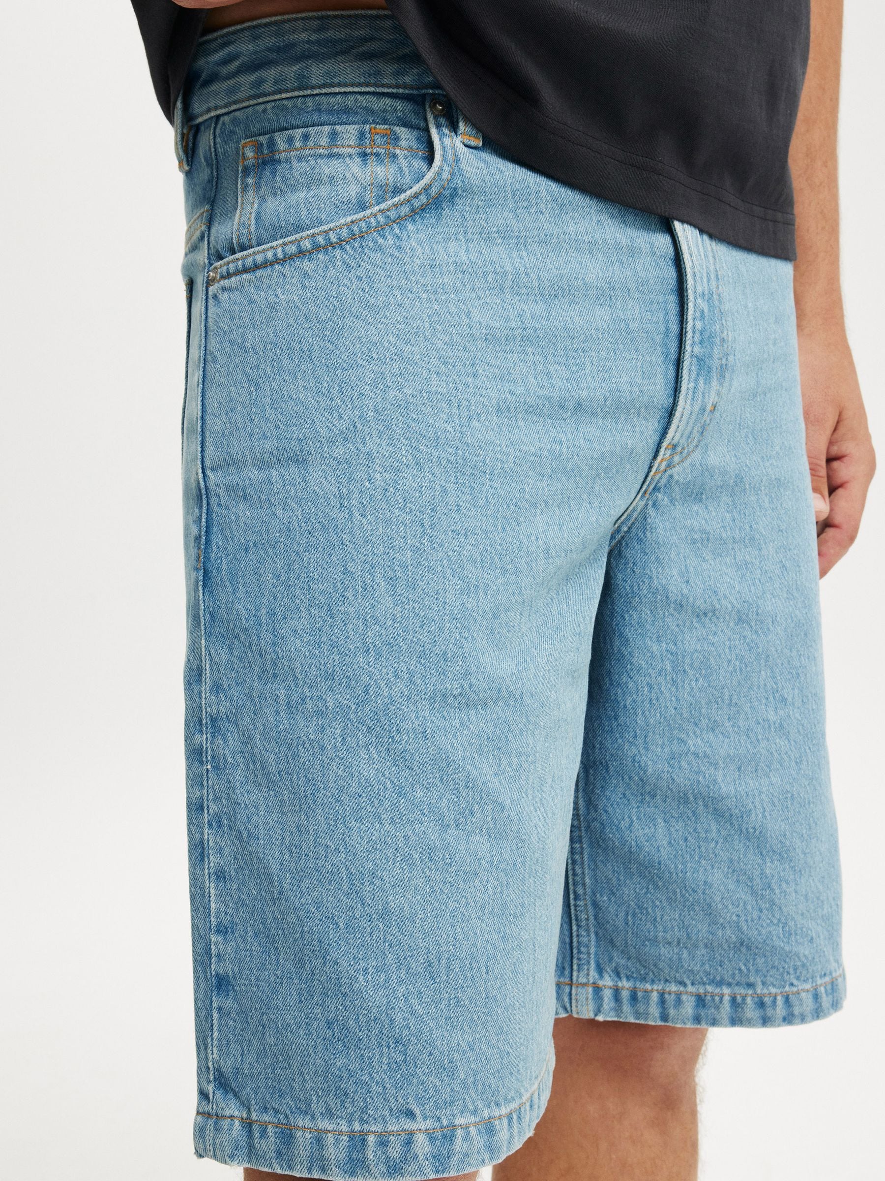 Buy Cotton On Verve Blue Baggy Denim Shorts from Next USA