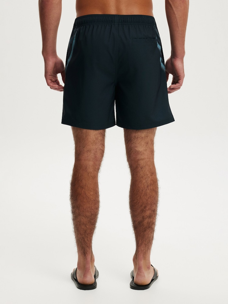 Cotton On Black Stretch Swim Shorts - Image 2 of 7