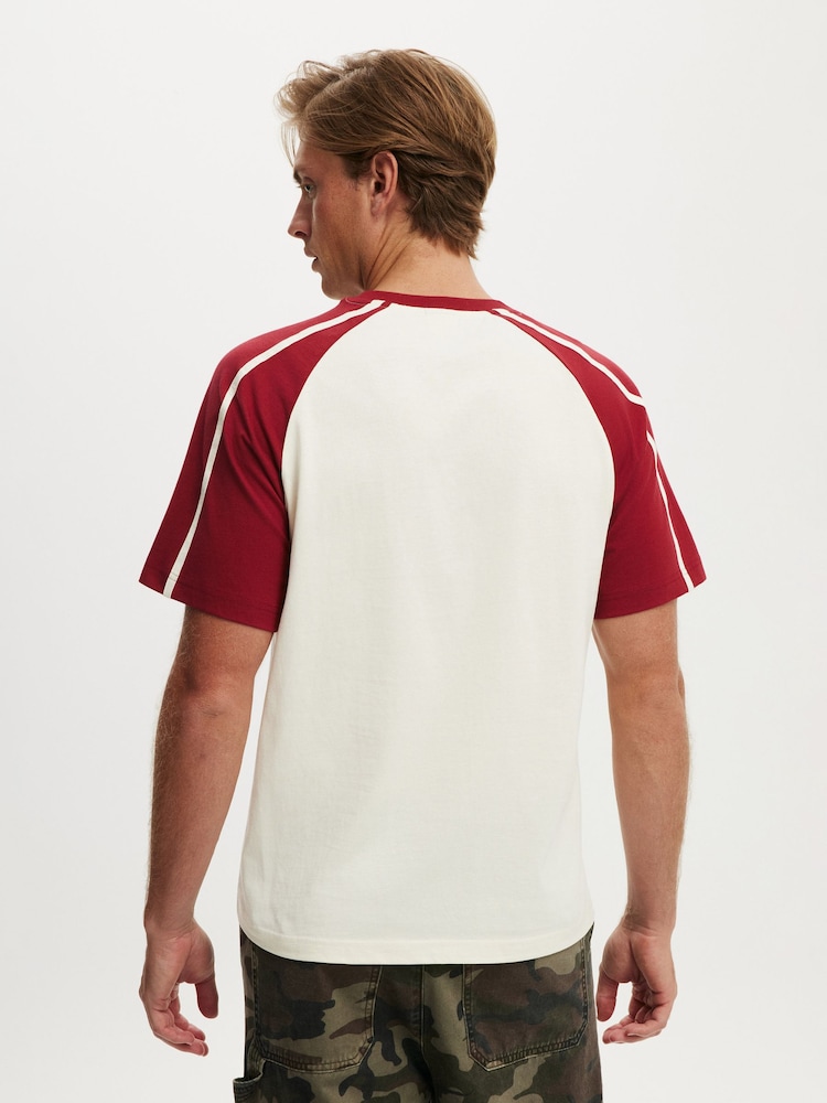Cotton On Cream Everyday Fit Graphic T-Shirt - Image 2 of 4 Cotton On Cream Everyday Fit Graphic T-Shirt - Image 2 of 4