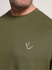 BadRhino Big & Tall Green IronRhino Rest Day T-Shirt - Image 4 of 6