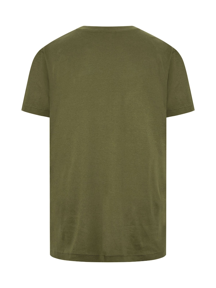 BadRhino Big & Tall Green IronRhino Rest Day T-Shirt - Image 6 of 6 BadRhino Big & Tall Green IronRhino Rest Day T-Shirt - Image 6 of 6