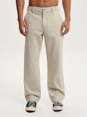 裸色 - Cotton On Baggy Worker Trousers - 圖片 1/9