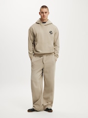 Cotton On Grey Box Fit Graphic Hoodie - Image 3 of 5