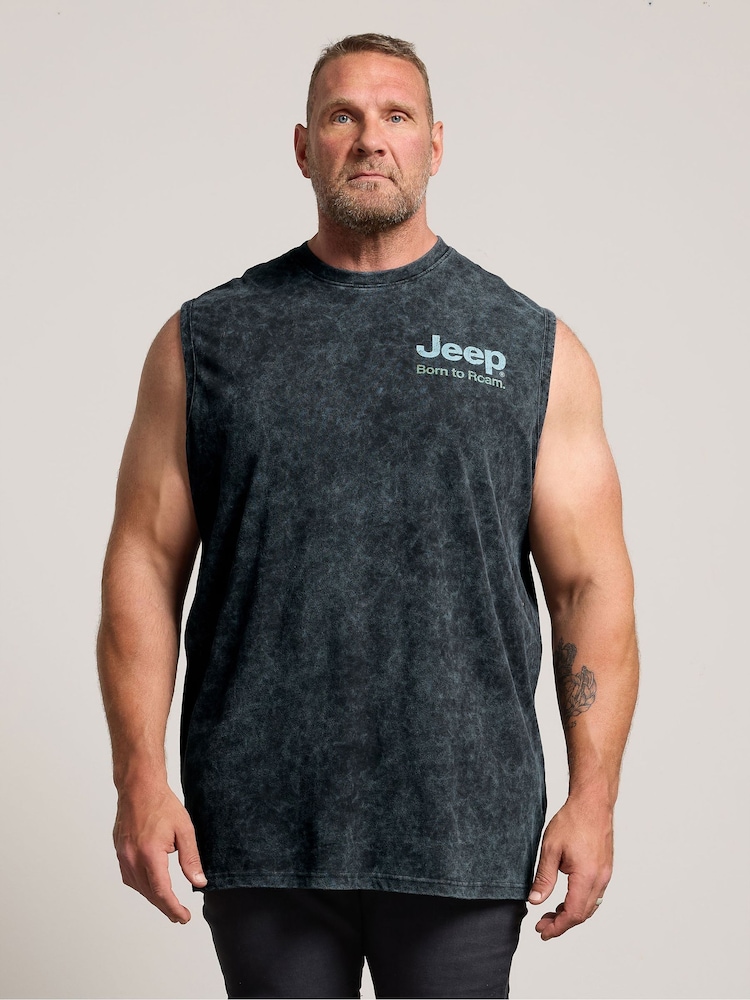 Chaleco BadRhino Big & Tall Longline Jeep Born To Rome Muscle Vest - Imagen 1 de 7 Chaleco BadRhino Big & Tall Longline Jeep Born To Rome Muscle Vest - Imagen 1 de 7