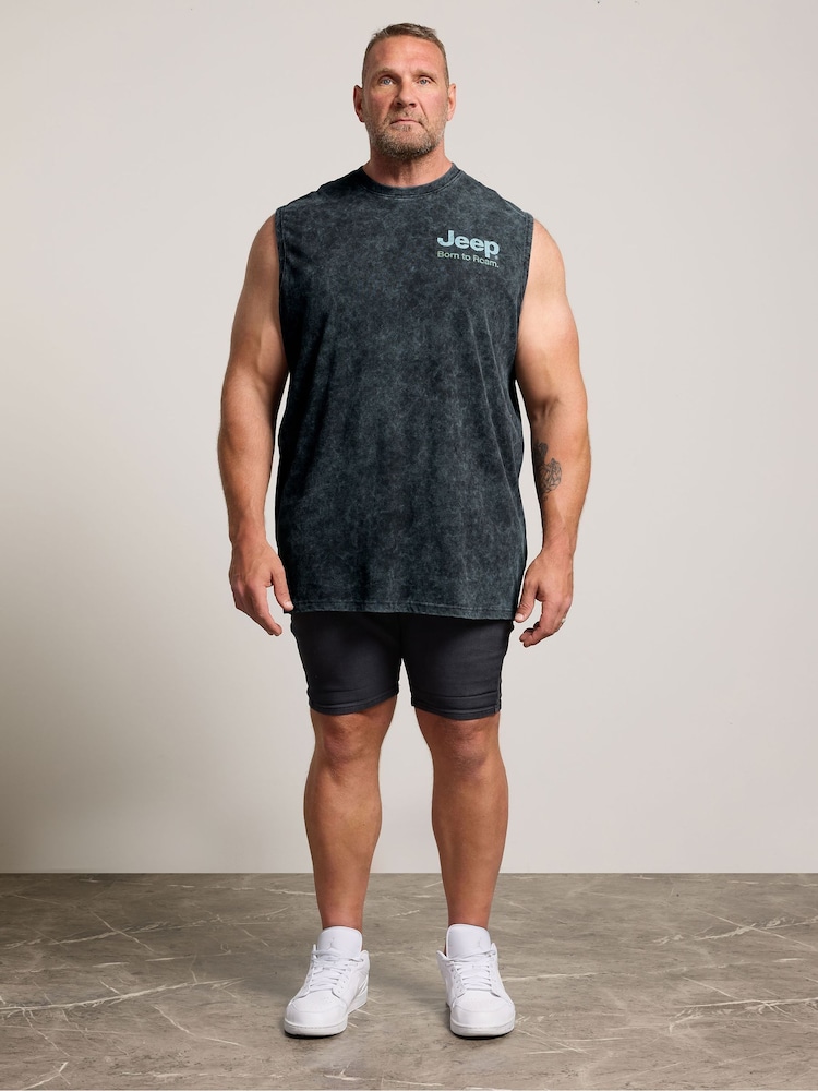 Chaleco BadRhino Big & Tall Longline Jeep Born To Rome Muscle Vest - Imagen 2 de 7 Chaleco BadRhino Big & Tall Longline Jeep Born To Rome Muscle Vest - Imagen 2 de 7