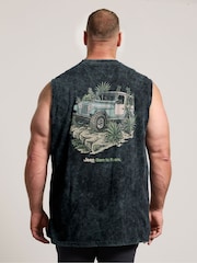 Chaleco BadRhino Big & Tall Longline Jeep Born To Rome Muscle Vest - Imagen 3 de 7