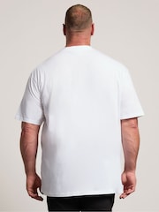 BadRhino Big & Tall White Longline Batman T-Shirt - Image 3 of 6
