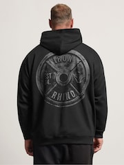 BadRhino Big & Tall Black IronRhino Weightplate Hoodie - Image 1 of 7