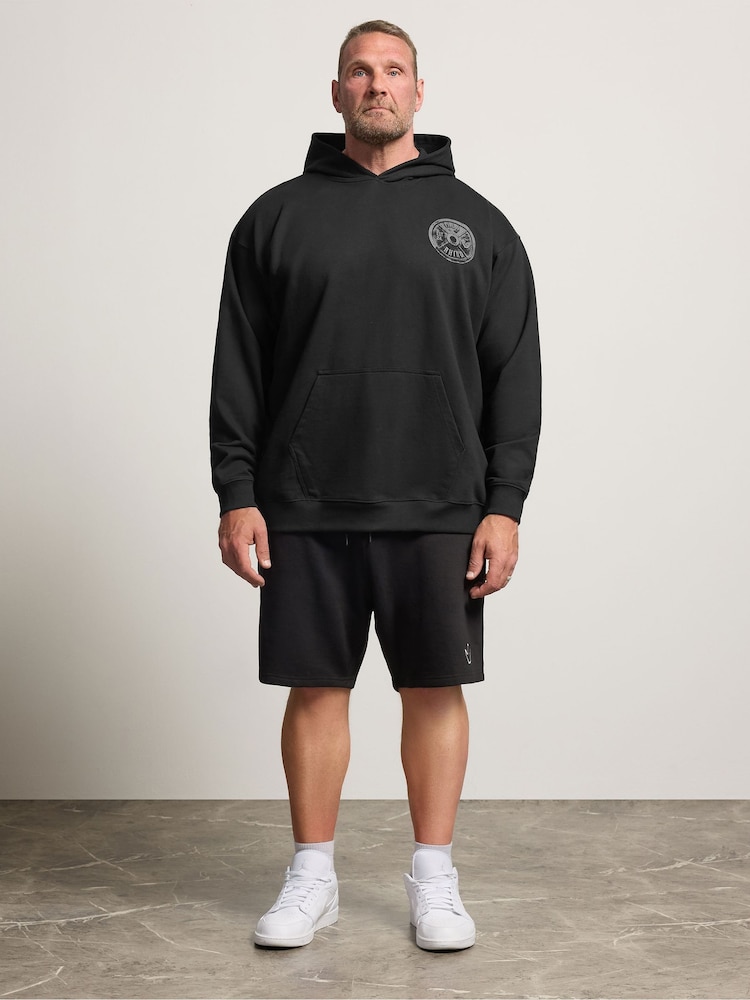 BadRhino Big & Tall Black IronRhino Weightplate Hoodie - Image 2 of 7