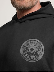 BadRhino Big & Tall Black IronRhino Weightplate Hoodie - Image 5 of 7