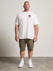 BadRhino Big & Tall Natural Longline Tokyo Tiger T-Shirt - Image 2 of 6