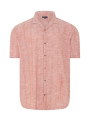 Rosa - Camisa BadRhino Big & Tall con textura slub - Imagen 5 de 6