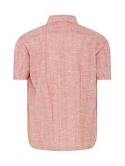 Rosa - Camisa BadRhino Big & Tall con textura slub - Imagen 6 de 6