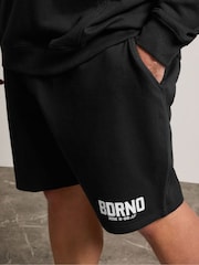 شورت رياضي بقماش حلقي من الداخل من BadRhino Big & Tall - صورة 4 من 4