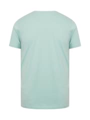 BadRhino Big & Tall Green Palm Beach T-Shirt - Image 6 of 6