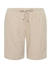 Natural - BadRhino Big & Tall Lightweight Cotton Jersey Shorts - Imagen 5 de 6