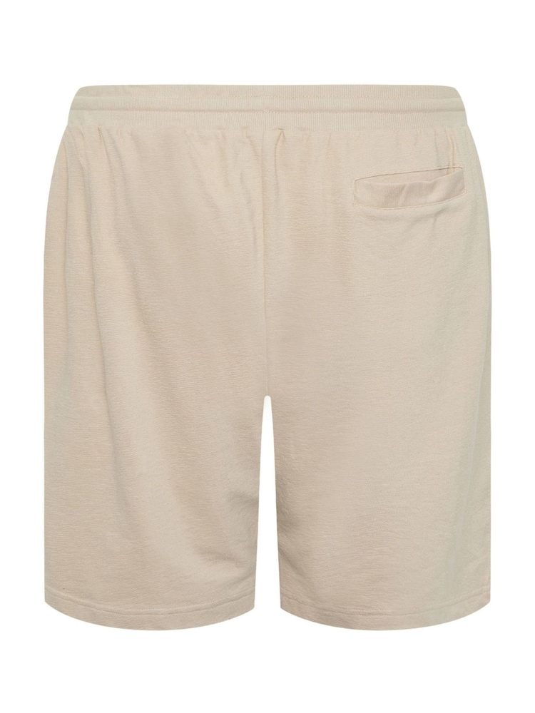 Natural - BadRhino Big & Tall Lightweight Cotton Jersey Shorts - Imagen 6 de 6
