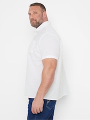 BadRhino Big & Tall White Linen Blend Shirt - Image 2 of 4