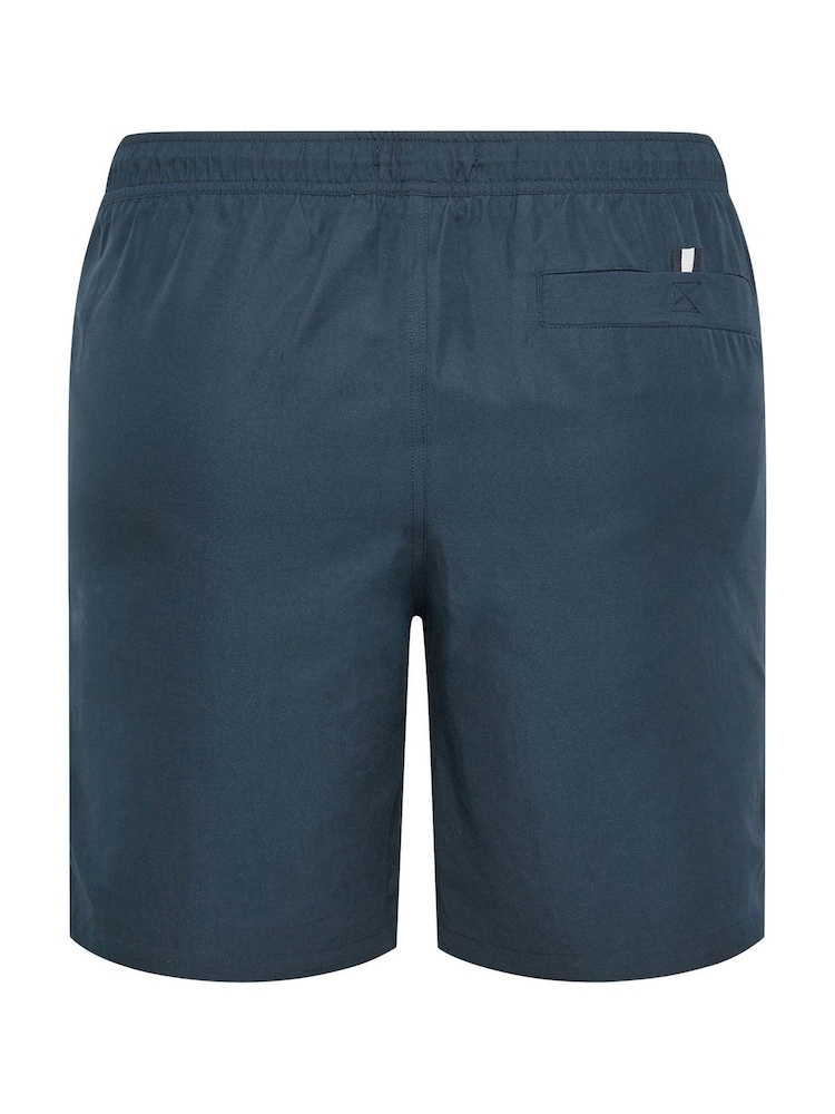 BadRhino Big & Tall Navy Blue Swim Shorts - Image 4 of 4 BadRhino Big & Tall Navy Blue Swim Shorts - Image 4 of 4