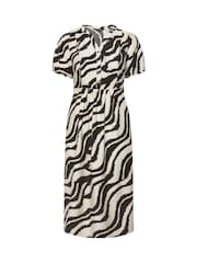 Evans Natural Half Placket Dress - Image 2 of 2