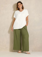 Evans Cream V-Neck Shell Top - Image 2 of 5