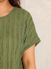 Evans Green Textured Front Top - Image 4 of 5