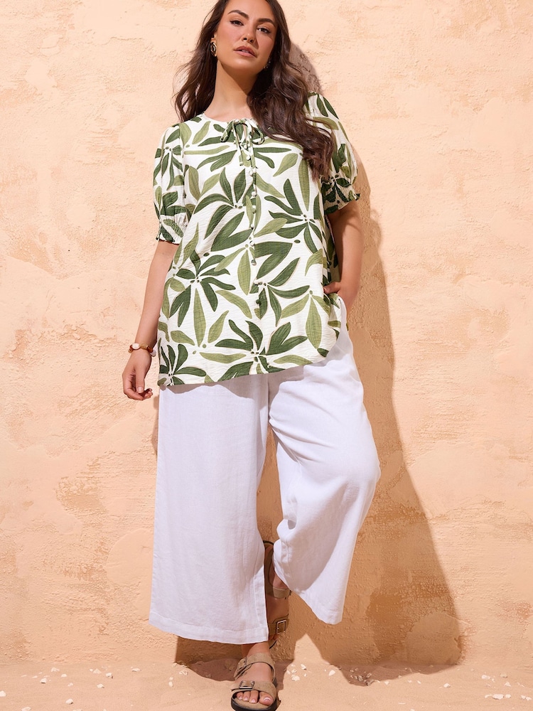 Evans Green Boho Top - Image 1 of 3 Evans Green Boho Top - Image 1 of 3