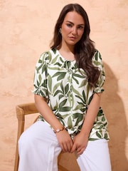 Evans Green Boho Top - Image 2 of 3
