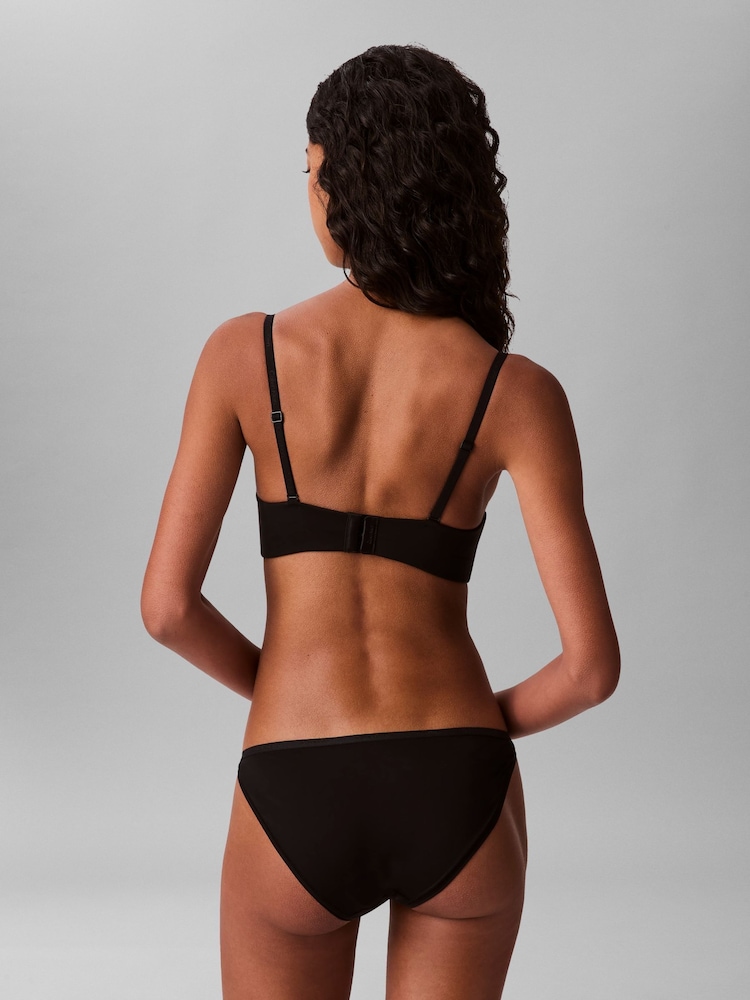 Calvin Klein Black Strapless Demi Bra - Perfectly Fit - Image 2 of 6 Calvin Klein Black Strapless Demi Bra - Perfectly Fit - Image 2 of 6