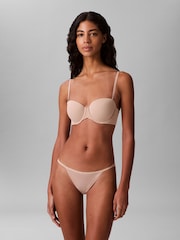 Calvin Klein Natural Strapless Demi Bra - Perfectly Fit - Image 1 of 6