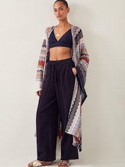 Monsoon Brown Ava Knit Beach Cover-Up - Image 2 of 4