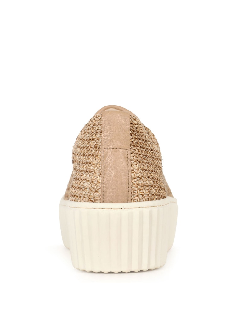 Gabor Natural Daria Woven Flatform Trainers - Image 5 of 5