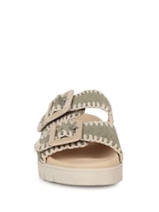 Gabor Green Elspeth Buckle Mules - Image 4 of 5